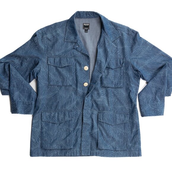 Todd Snyder Men's Field Jacket Blue Palms Size Large - Picture 6 of 15
